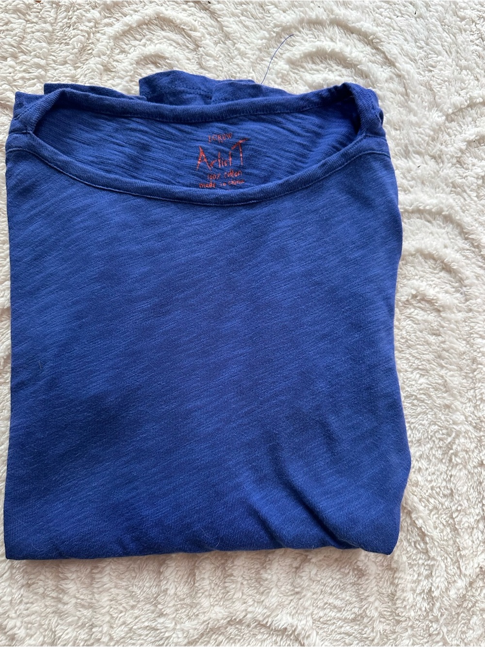 JCrew Royal Blue Crewneck Top